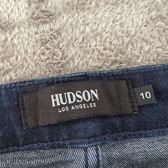 Hudson Jeans Women's size 10 High Rise Straight Leg Dark Wash - Picture 2 of 7